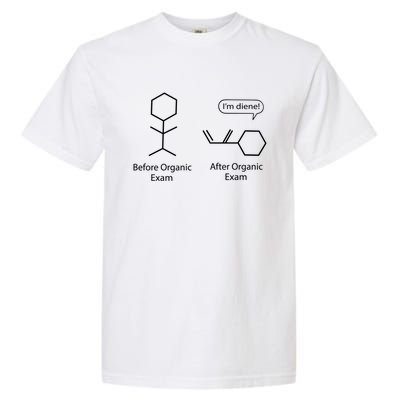 Funny Chemistry Joke Organic Chemistry Before After Exams Gift Garment-Dyed Heavyweight T-Shirt