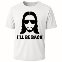 Funny Christian Jesus I'll Be Back Cooling Performance Crew T-Shirt