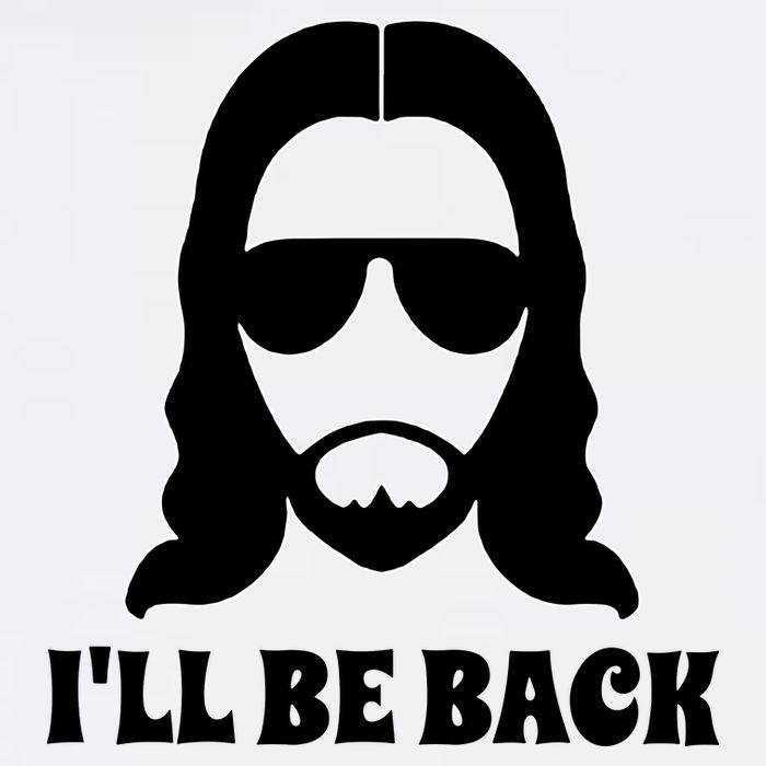 Funny Christian Jesus I'll Be Back Cooling Performance Crew T-Shirt