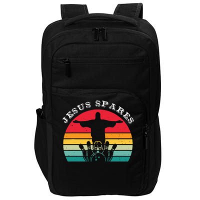 Funny Christian Jesus Spares Bowling Impact Tech Backpack