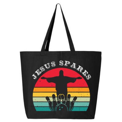 Funny Christian Jesus Spares Bowling 25L Jumbo Tote