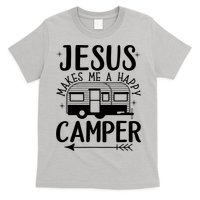 Funny Christian Jesus Makes Me A Happy Camper T-Shirt