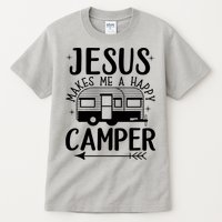 Funny Christian Jesus Makes Me A Happy Camper Tall T-Shirt
