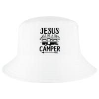 Funny Christian Jesus Makes Me A Happy Camper Cool Comfort Performance Bucket Hat