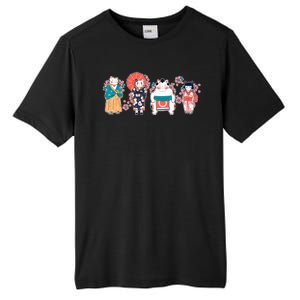 Funny Cute Japanese Cat Neko Family Tall Fusion ChromaSoft Performance T-Shirt