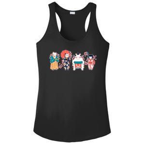 Funny Cute Japanese Cat Neko Family Ladies PosiCharge Competitor Racerback Tank