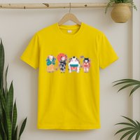 Funny Cute Japanese Cat Neko Family T-Shirt