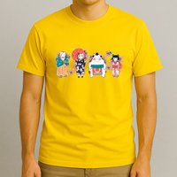 Funny Cute Japanese Cat Neko Family T-Shirt