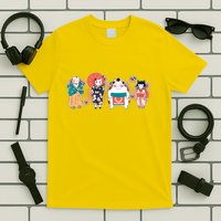 Funny Cute Japanese Cat Neko Family T-Shirt