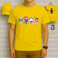 Funny Cute Japanese Cat Neko Family T-Shirt