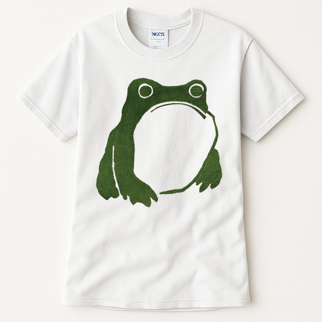 Funny Cute Japanese Frog Toad Tall T-Shirt