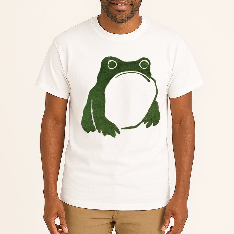 Funny Cute Japanese Frog Toad Tall T-Shirt