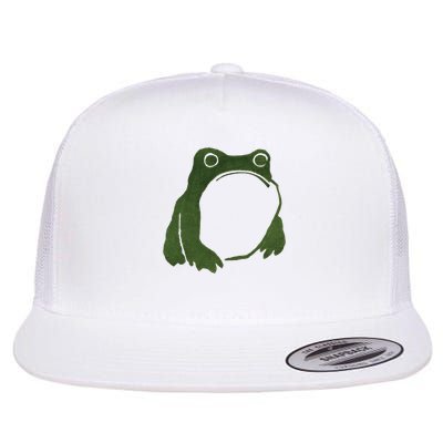 Funny Cute Japanese Frog Toad Flatbill Hat