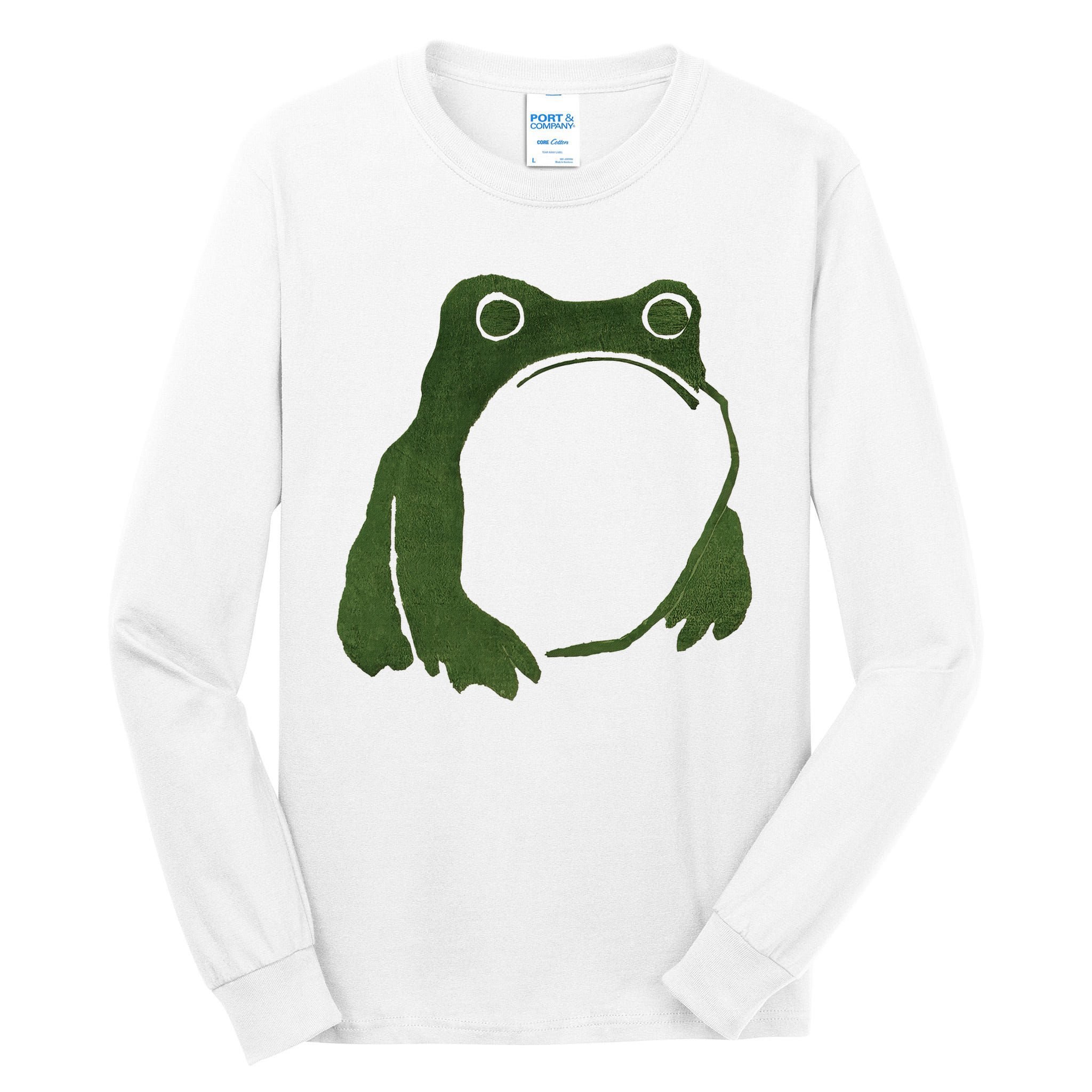 Funny Cute Japanese Frog Toad Tall Long Sleeve T-Shirt