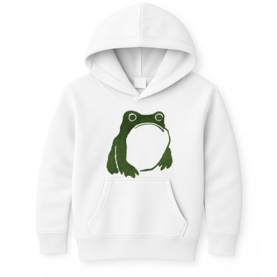 Funny Cute Japanese Frog Toad Kids Hoodie