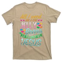 Fun Christian Jelly Bean Candy Lover Easter Jesus Saying T-Shirt