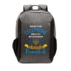 Funny Cellphone Jewish Hanukkah Chanukah Vector Backpack