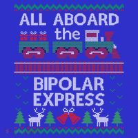 Funny Christmas Jumper Bipolar Express Train Gift Visor