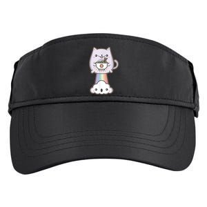 Farting Cat Japanese Ramen Noodle Kawaii Anime Gift Adult Drive Performance Visor