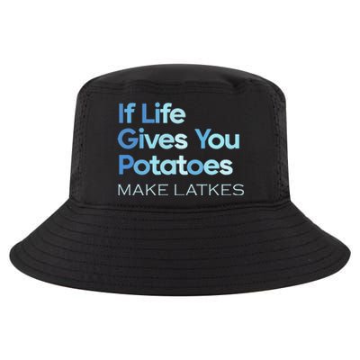 Funny Chanukah Jewish If Life Gives You Potatoes Make Latkes Cool Comfort Performance Bucket Hat