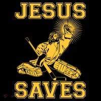 Funny Christian Jesus Saves Hockey Premium T-Shirt