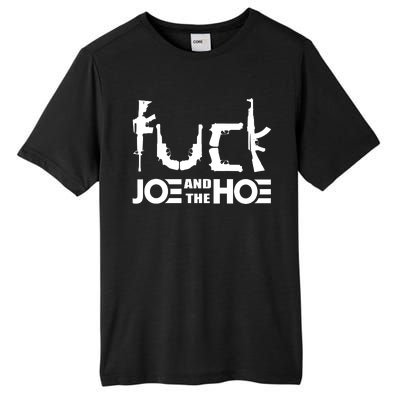 FCK Biden Joe And The Hoe Guns Control Tall Fusion ChromaSoft Performance T-Shirt