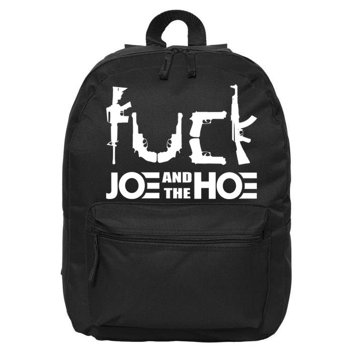 FCK Biden Joe And The Hoe Guns Control 16 in Basic Backpack