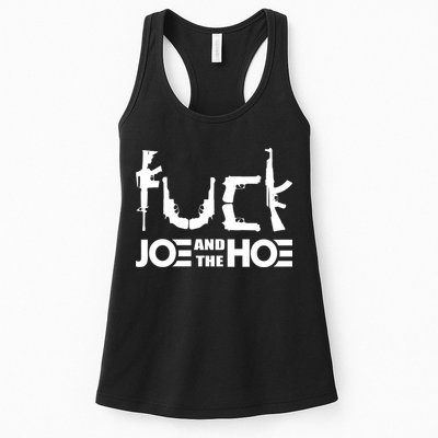 FCK Biden Joe And The Hoe Guns Control Womens Tank Top