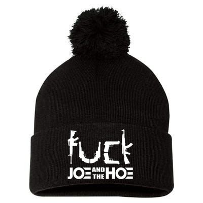 FCK Biden Joe And The Hoe Guns Control Pom Pom 12in Knit Beanie