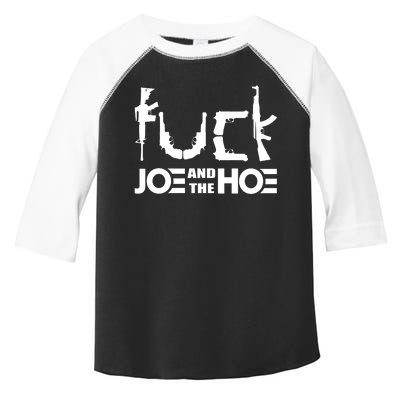 FCK Biden Joe And The Hoe Guns Control Toddler Fine Jersey T-Shirt