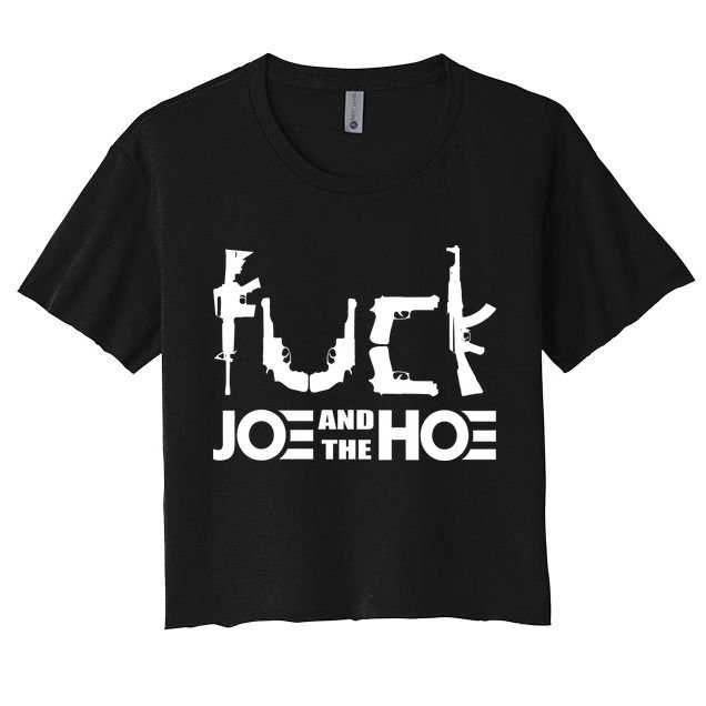 FCK Biden Joe And The Hoe Guns Control Crop Top