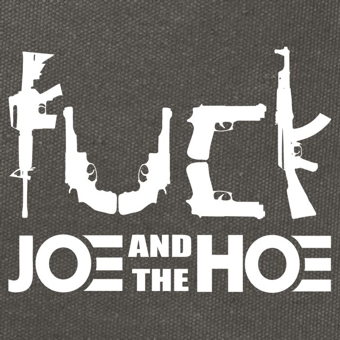 FCK Biden Joe And The Hoe Guns Control Cotton Canvas Backpack