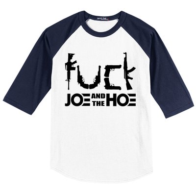 FCK Biden Joe And The Hoe Guns Control Baseball Sleeve Shirt