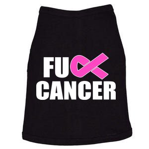 F*ck Breast Cancer Fight Logo Doggie Tank