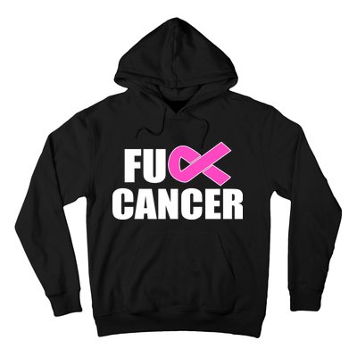 F*ck Breast Cancer Fight Logo Hoodie