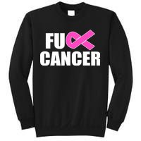 F*ck Breast Cancer Fight Logo Sweatshirt