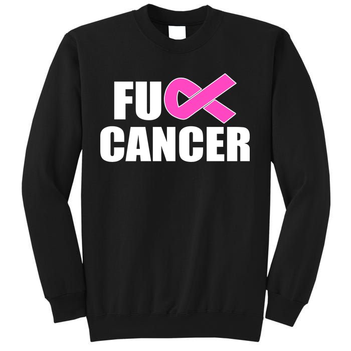 F*ck Breast Cancer Fight Logo Sweatshirt