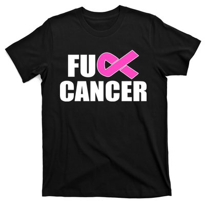 F*ck Breast Cancer Fight Logo T-Shirt