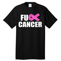 F*ck Breast Cancer Fight Logo Tall T-Shirt