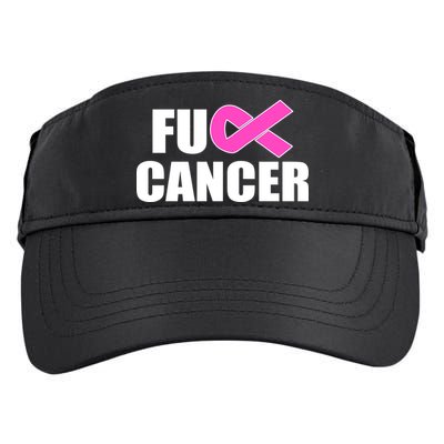 F*ck Breast Cancer Fight Logo Adult Drive Performance Visor