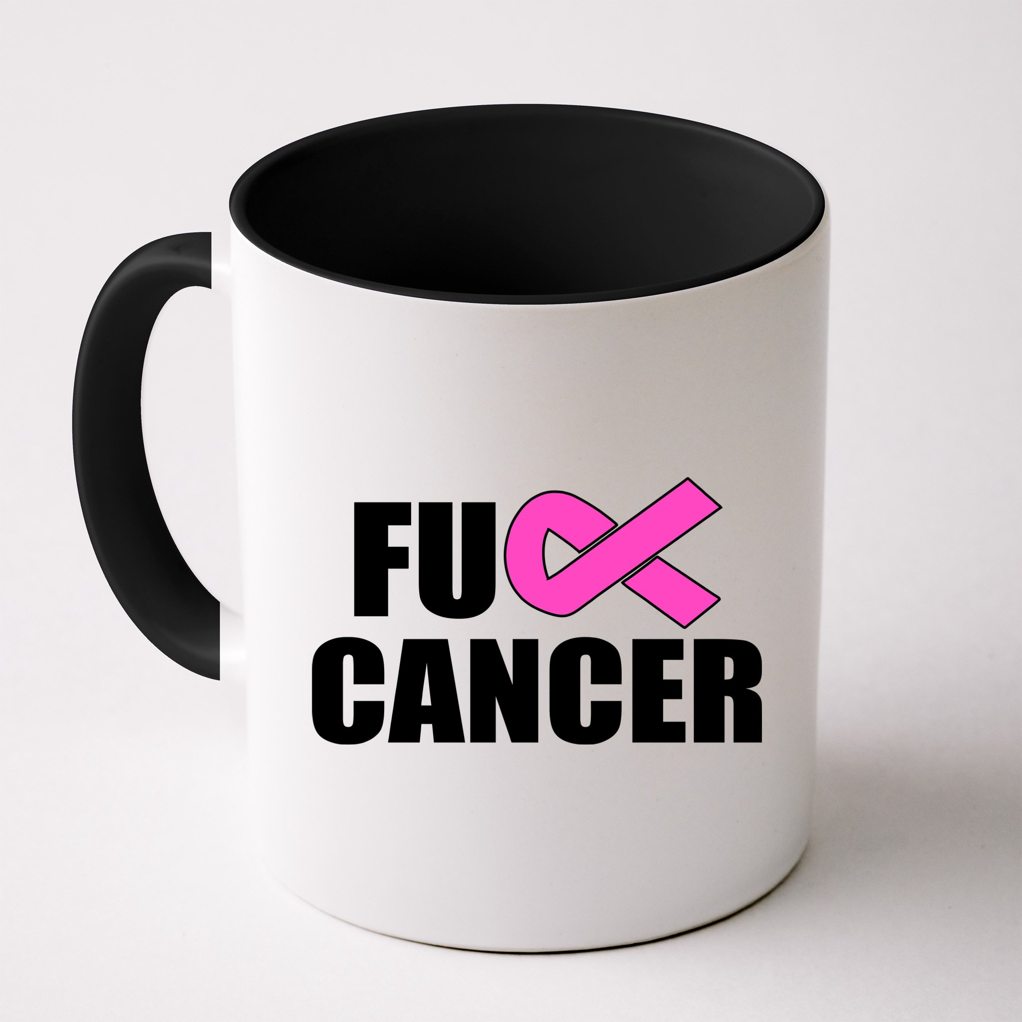 F*ck Breast Cancer Fight Logo Mug