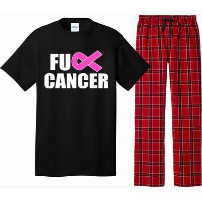 F*ck Breast Cancer Fight Logo Pajama Set