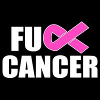 F*ck Breast Cancer Fight Logo 16 in Basic Backpack