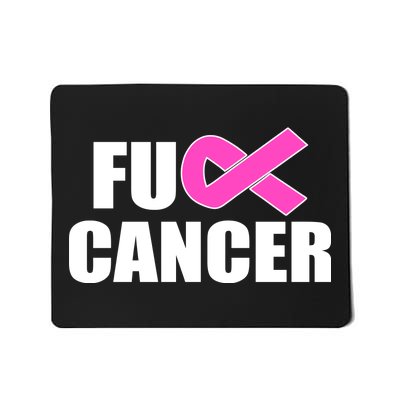 F*ck Breast Cancer Fight Logo Mousepad