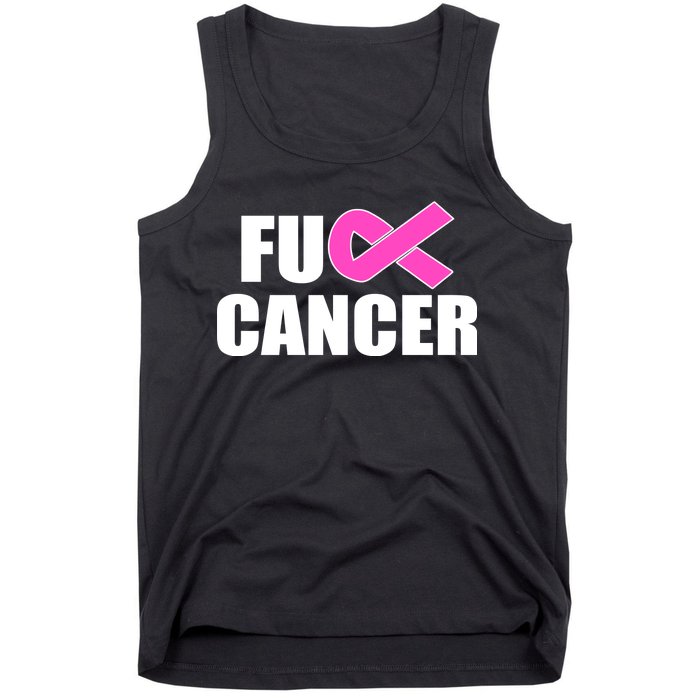 F*ck Breast Cancer Fight Logo Tank Top