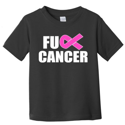 F*ck Breast Cancer Fight Logo Toddler T-Shirt