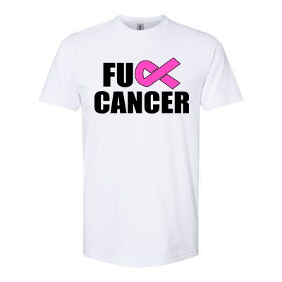 F*ck Breast Cancer Fight Logo Softstyle CVC T-Shirt