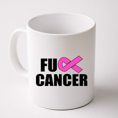 F*ck Breast Cancer Fight Logo Coffee Mug