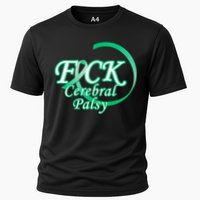 F*ck Cerebral Palsy Cooling Performance Crew T-Shirt