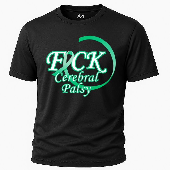 F*ck Cerebral Palsy Cooling Performance Crew T-Shirt